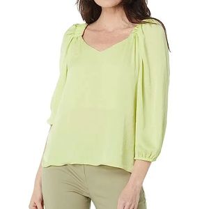 NWT Vince Camuto 3/4 Sleeve Ruch Shoulder V-Neck - Medium
